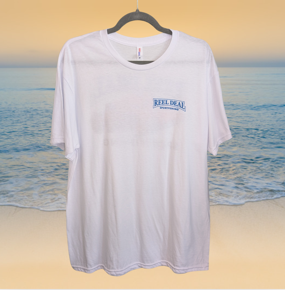 Reel Deal Short-Sleeve Grouper T-Shirt in White