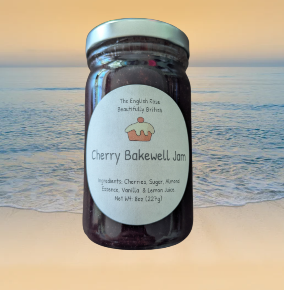 Cherry Bakewell Jam - 8oz Jar