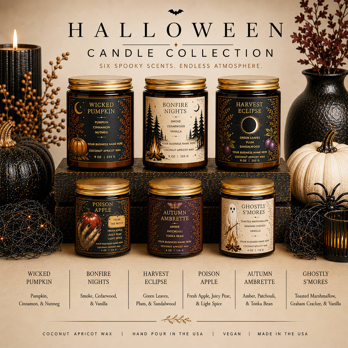 Halloween Candle Collection