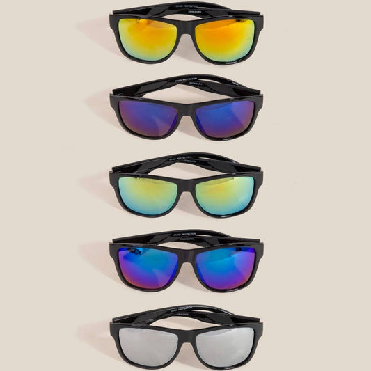 Large Polarized Square Lens Sunglasses Set