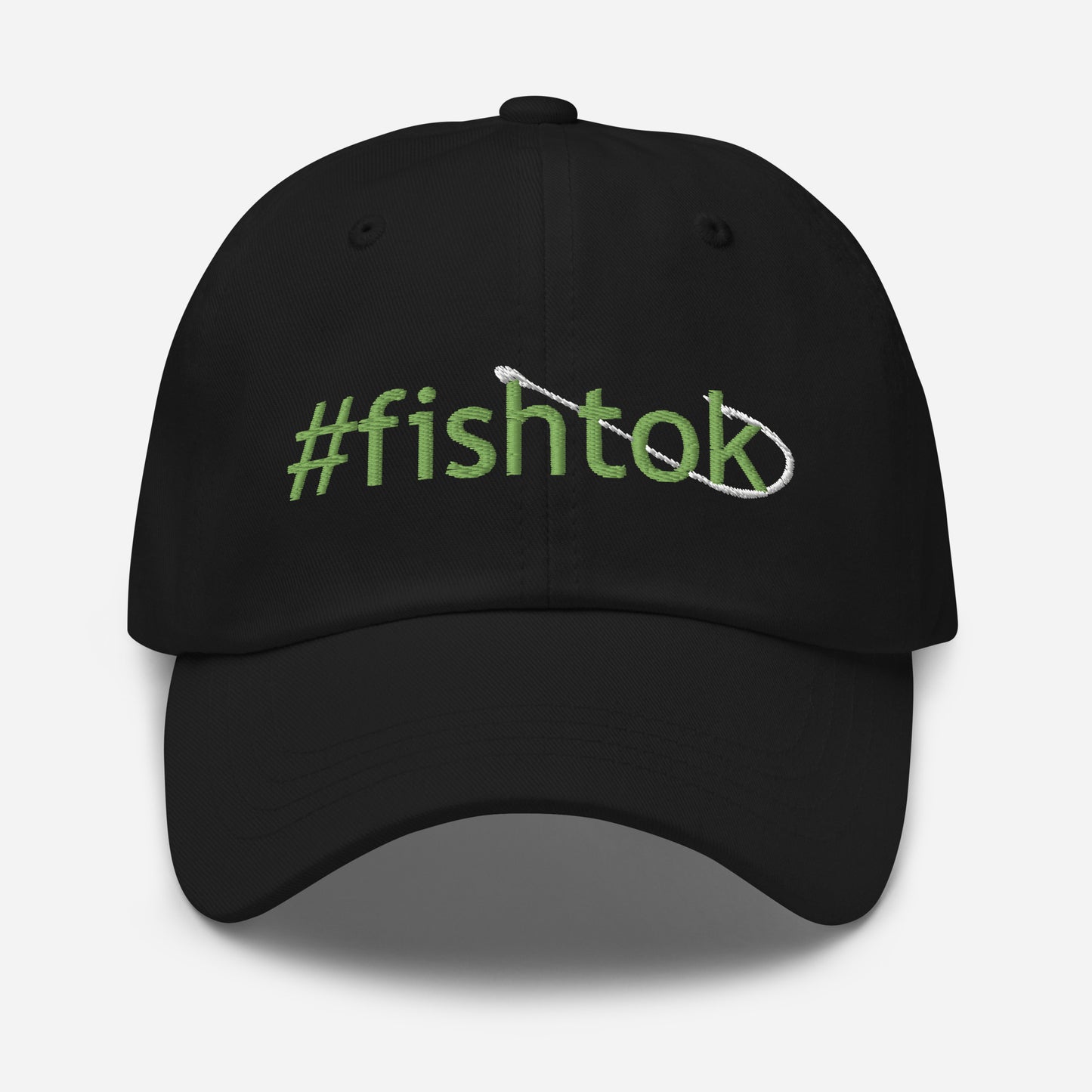 Green #fishtok Baseball Cap