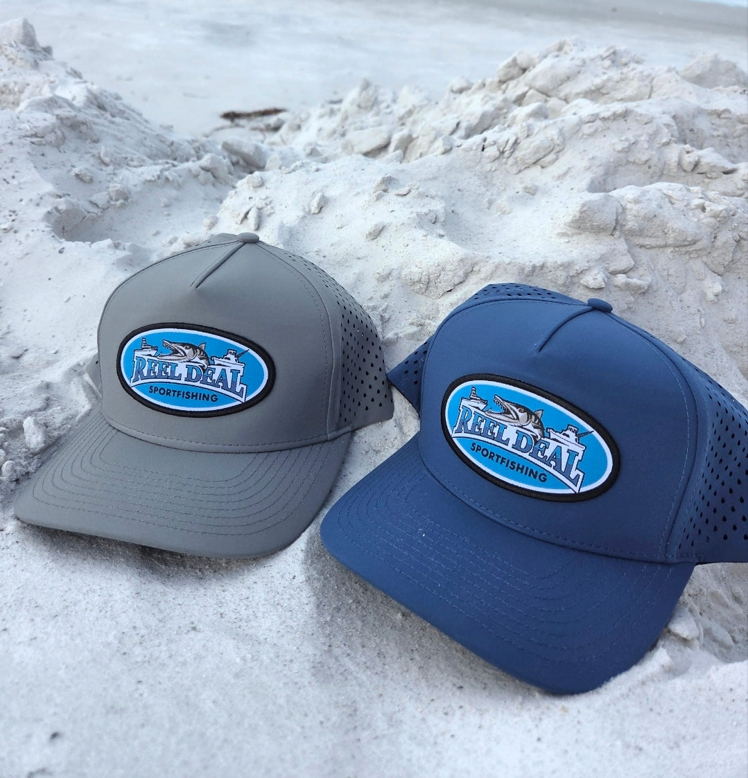 Reel Deal Performance Patch Hat (Grey)