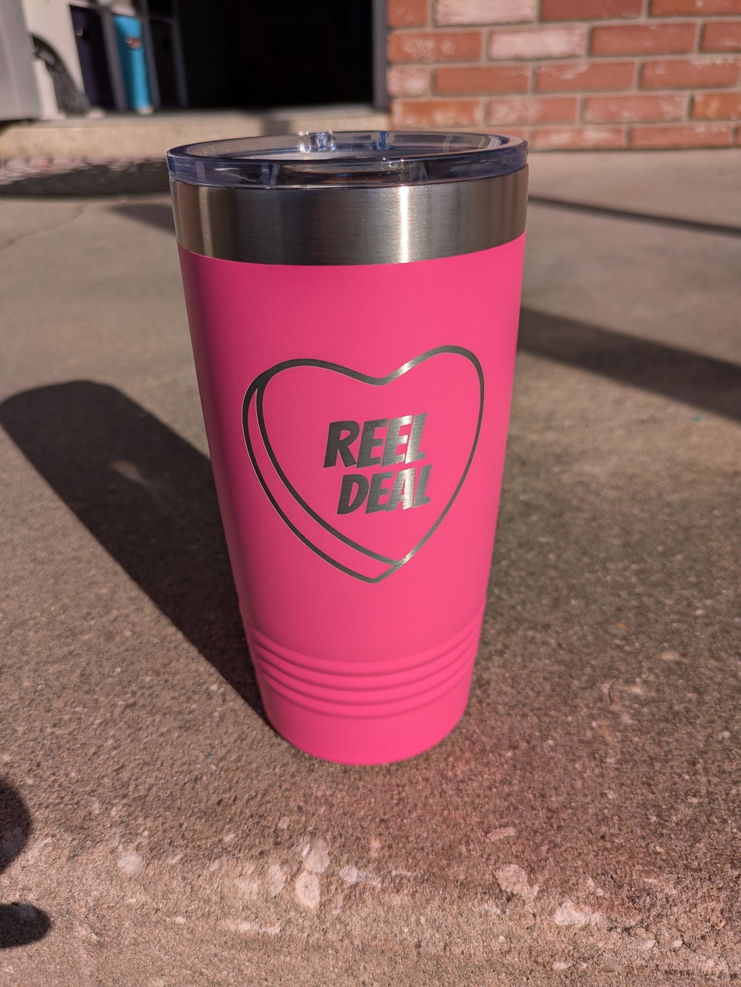 Reel Deal 20oz Tumbler - Candy Heart