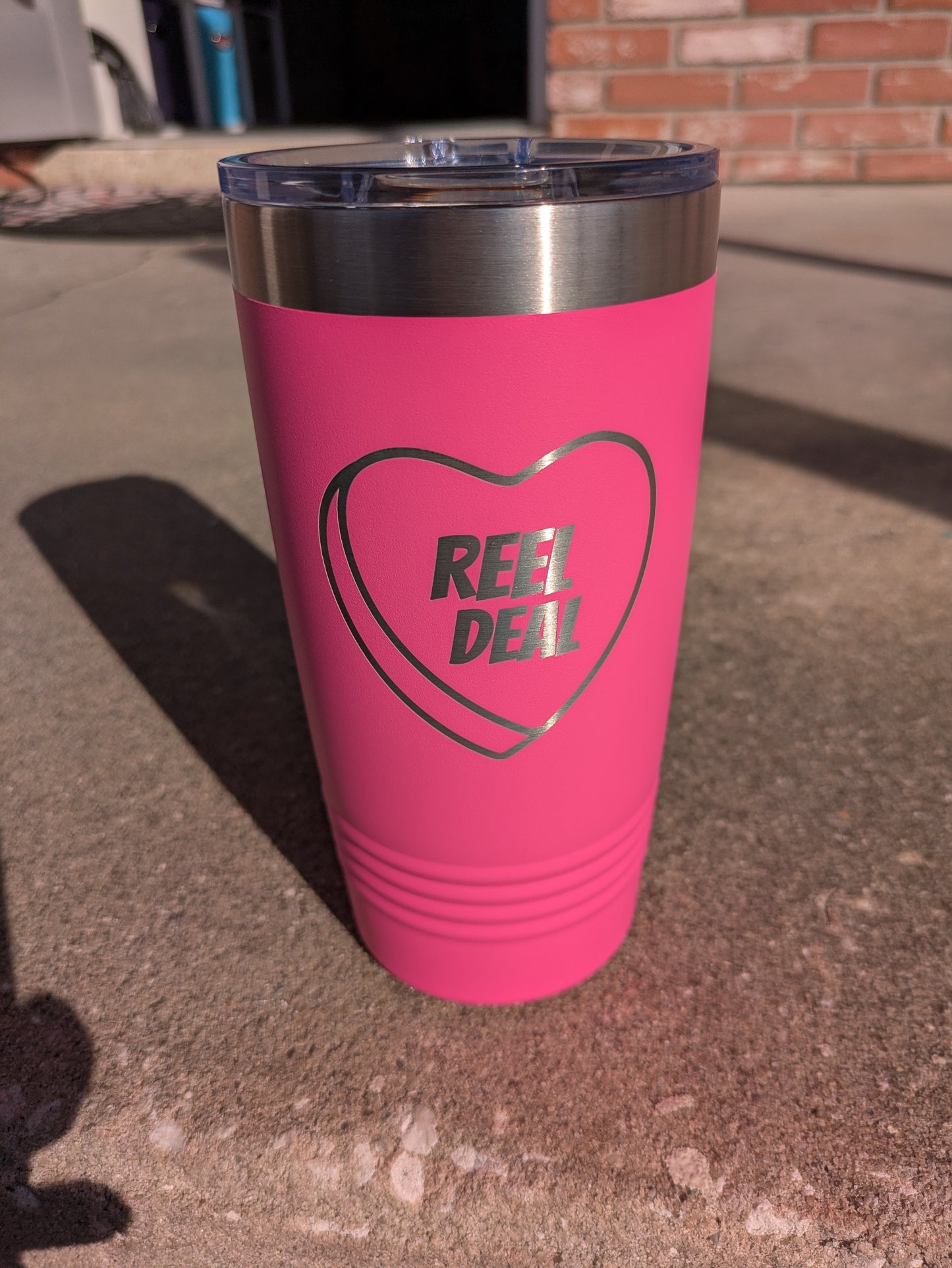 Reel Deal 20oz Tumbler - Candy Heart