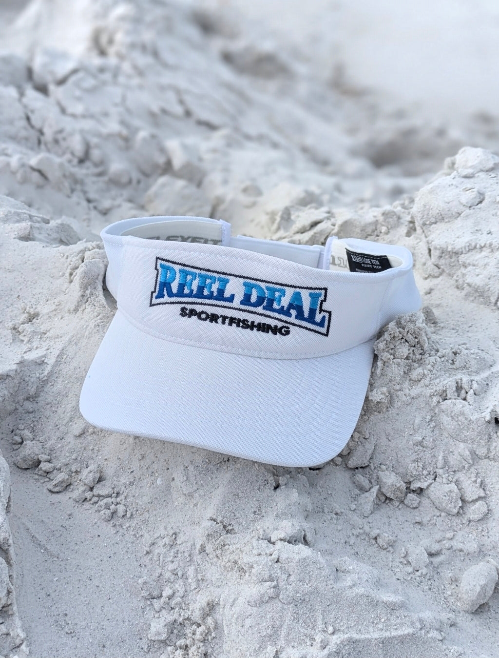 Reel Deal White Visor