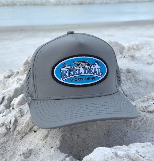 Reel Deal Performance Patch Hat (Grey) – Reel Deal Outpost