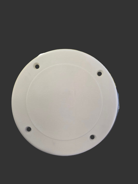 Seachoice Polypropylene Cover Plate Arctic White OD: 5-5/8"