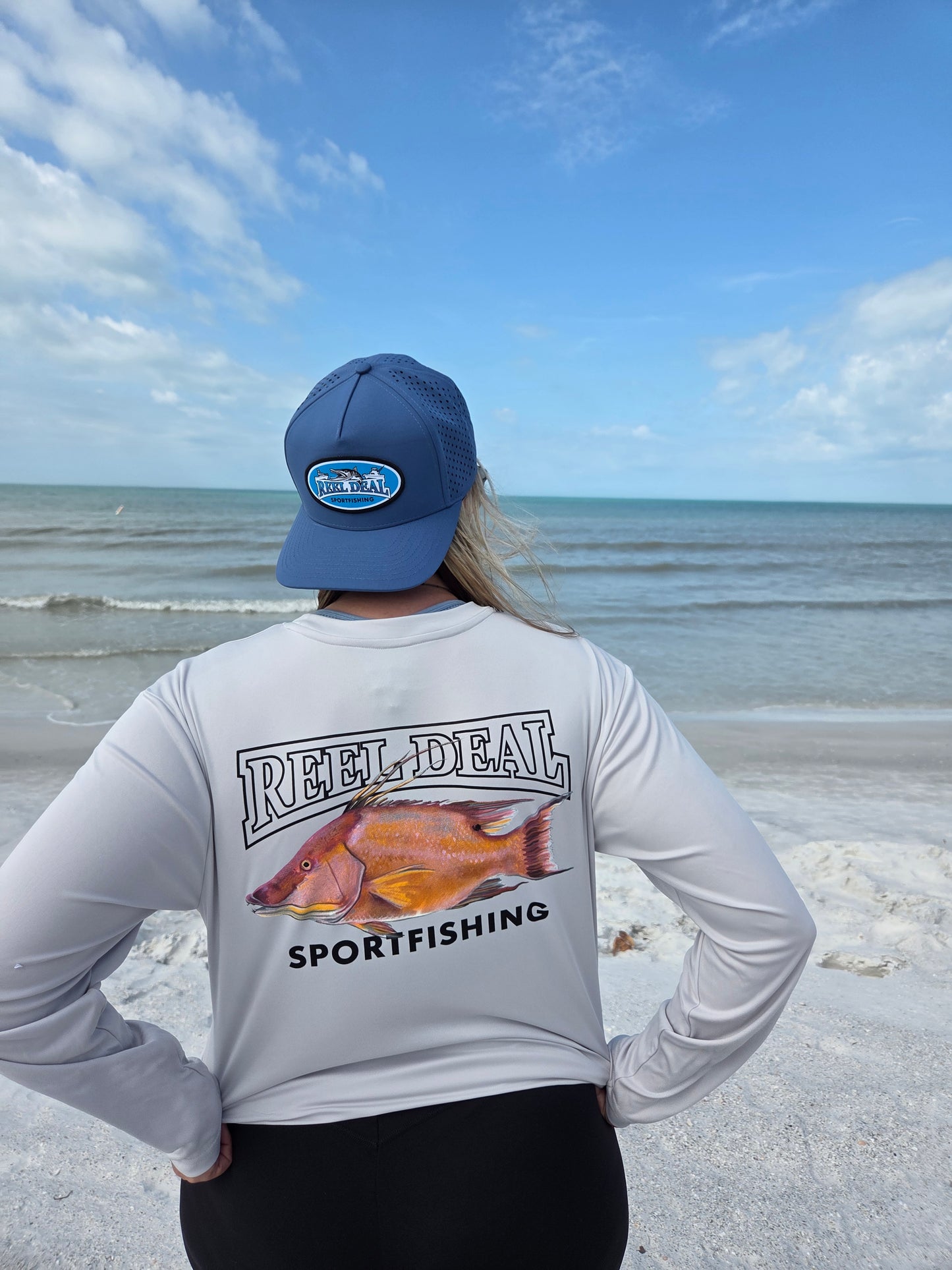 Reel Deel Hogfish Dry Fit Long Sleeve Performance Shirt