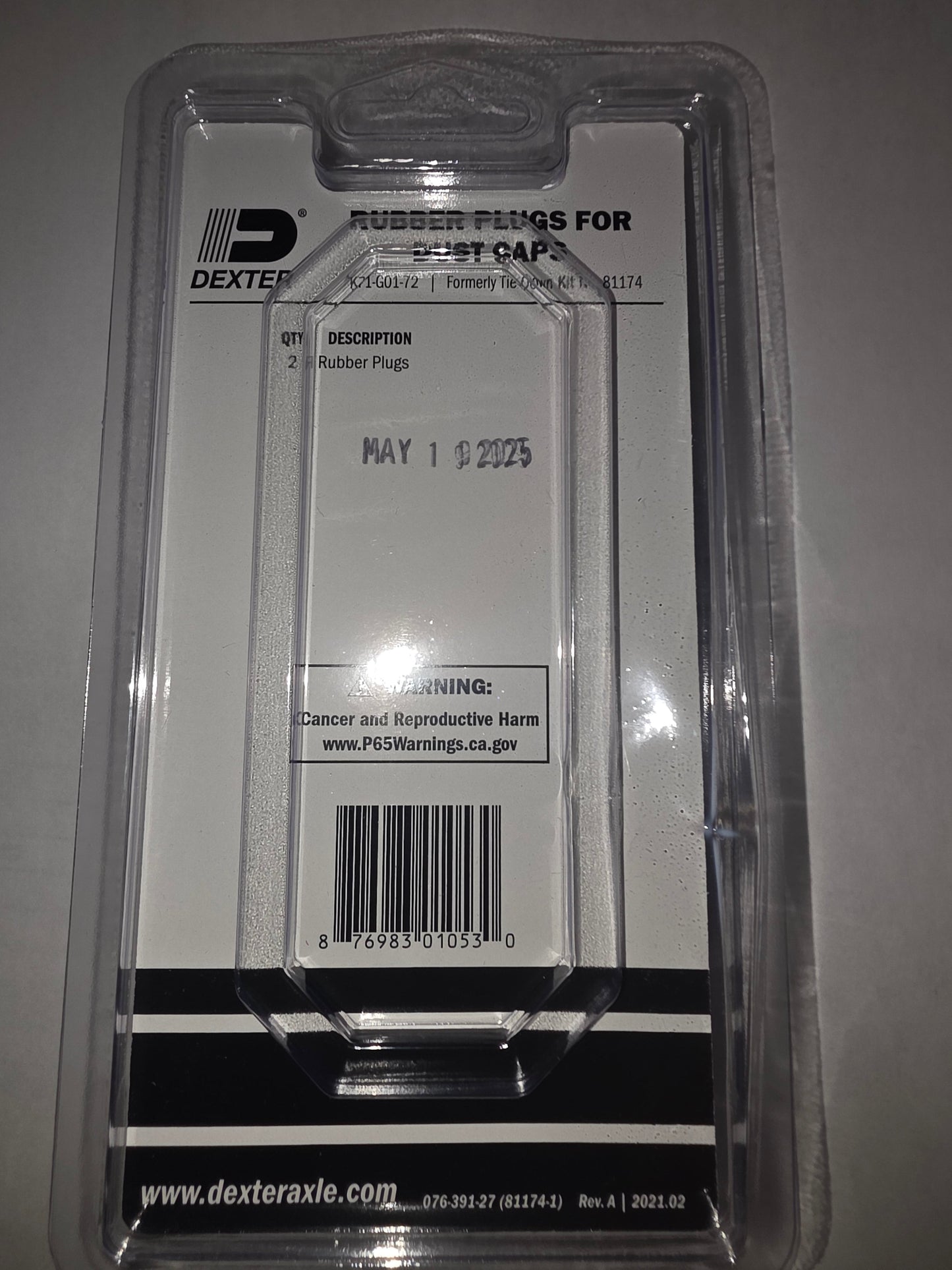 Dexter - Grommet, Superlube Dust Caps K71-G01-72 #81174