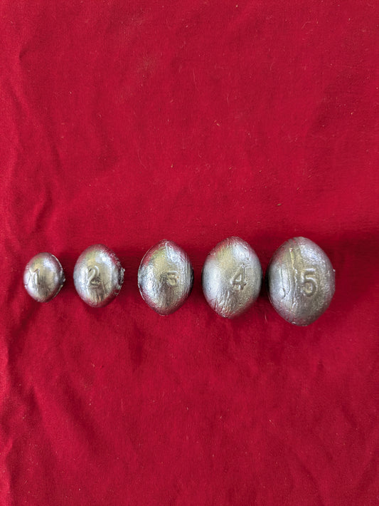 Lead Egg Sinkers 1lb bag