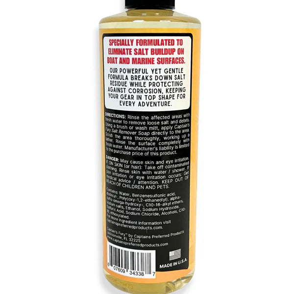 Captain's Fury Salt Remover Soap (16oz)