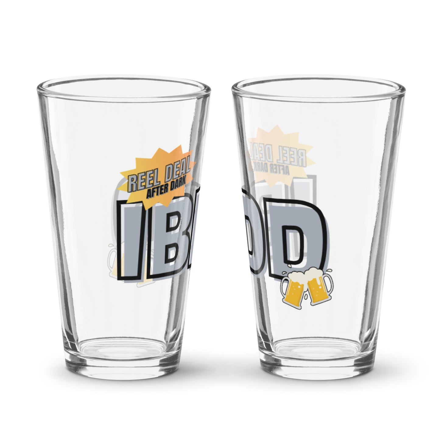 Reel Deal After Dark IBDD Pint Glass