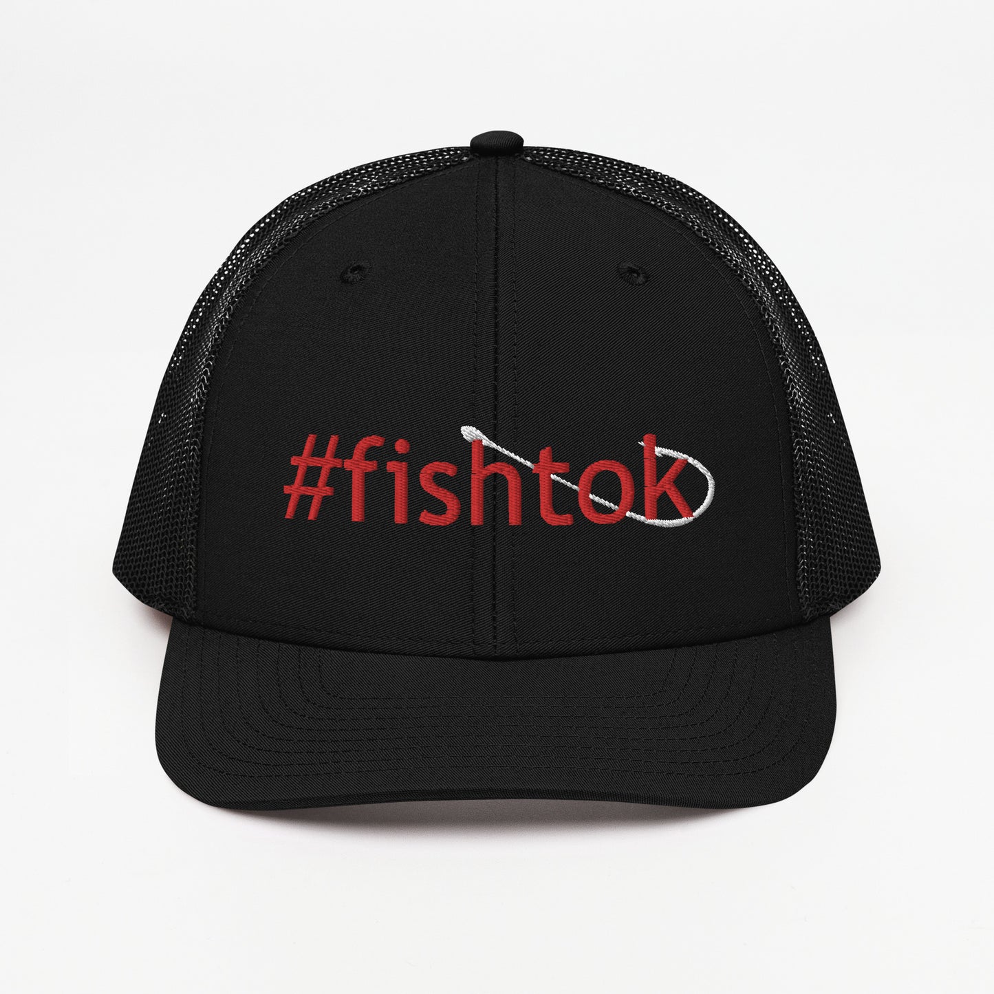 Red #fishtok Trucker Cap