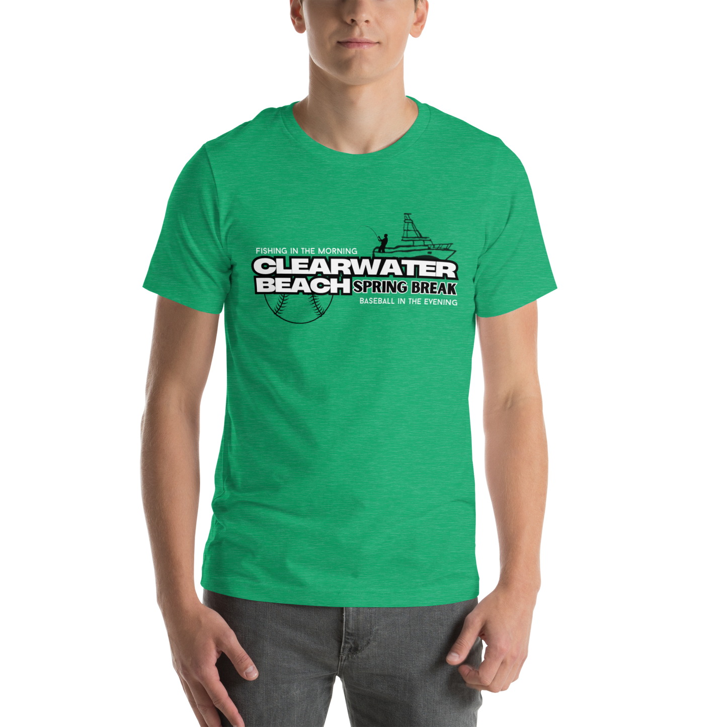 Clearwater Beach Spring Break Unisex T-Shirt St Patricks Day Green