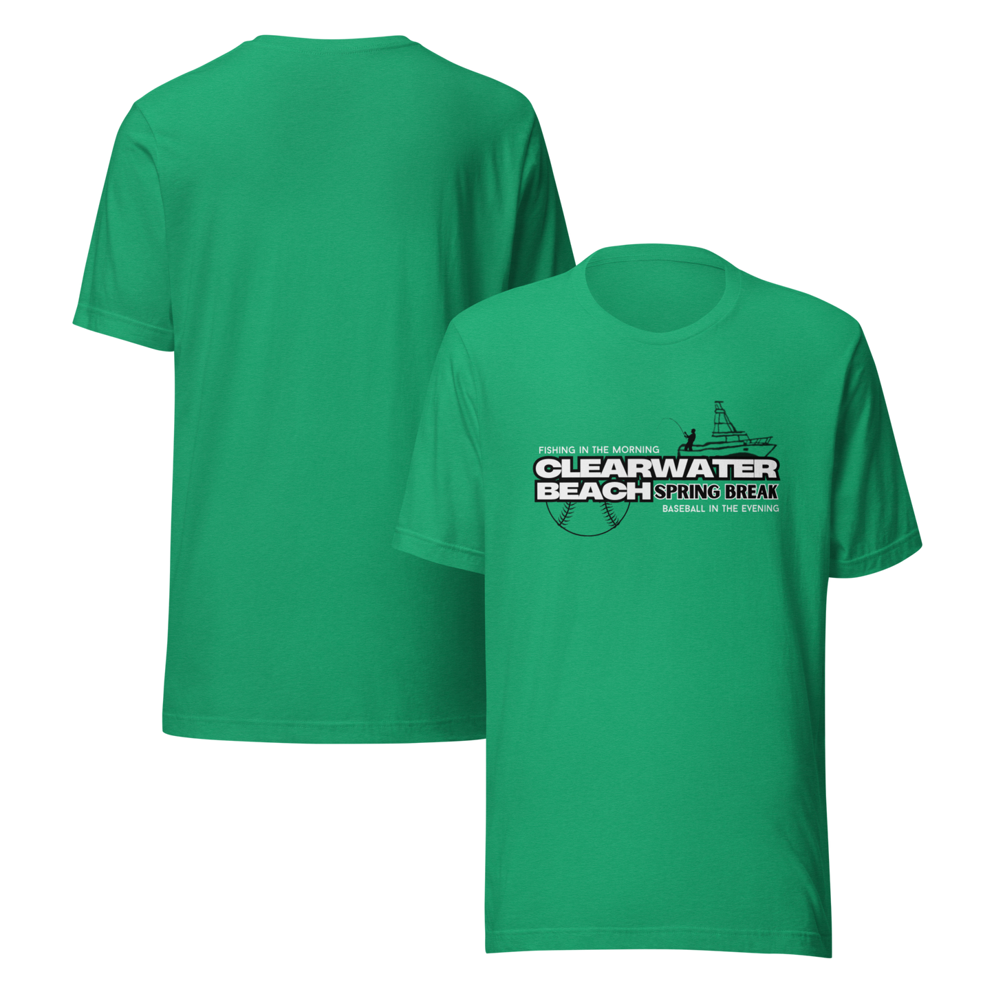 Clearwater Beach Spring Break Unisex T-Shirt St Patricks Day Green