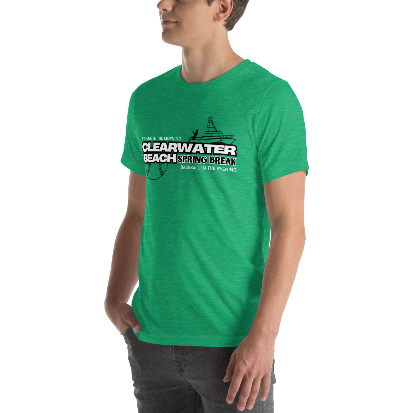 Clearwater Beach Spring Break Unisex T-Shirt St Patricks Day Green