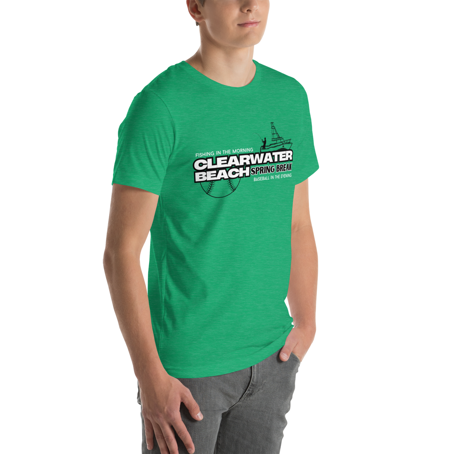 Clearwater Beach Spring Break Unisex T-Shirt St Patricks Day Green