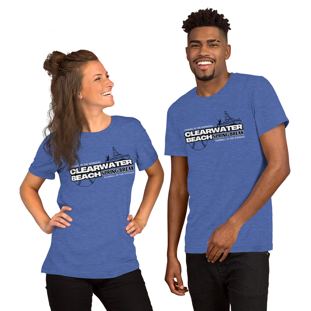 Clearwater Beach Spring Break Unisex T-Shirt Blue