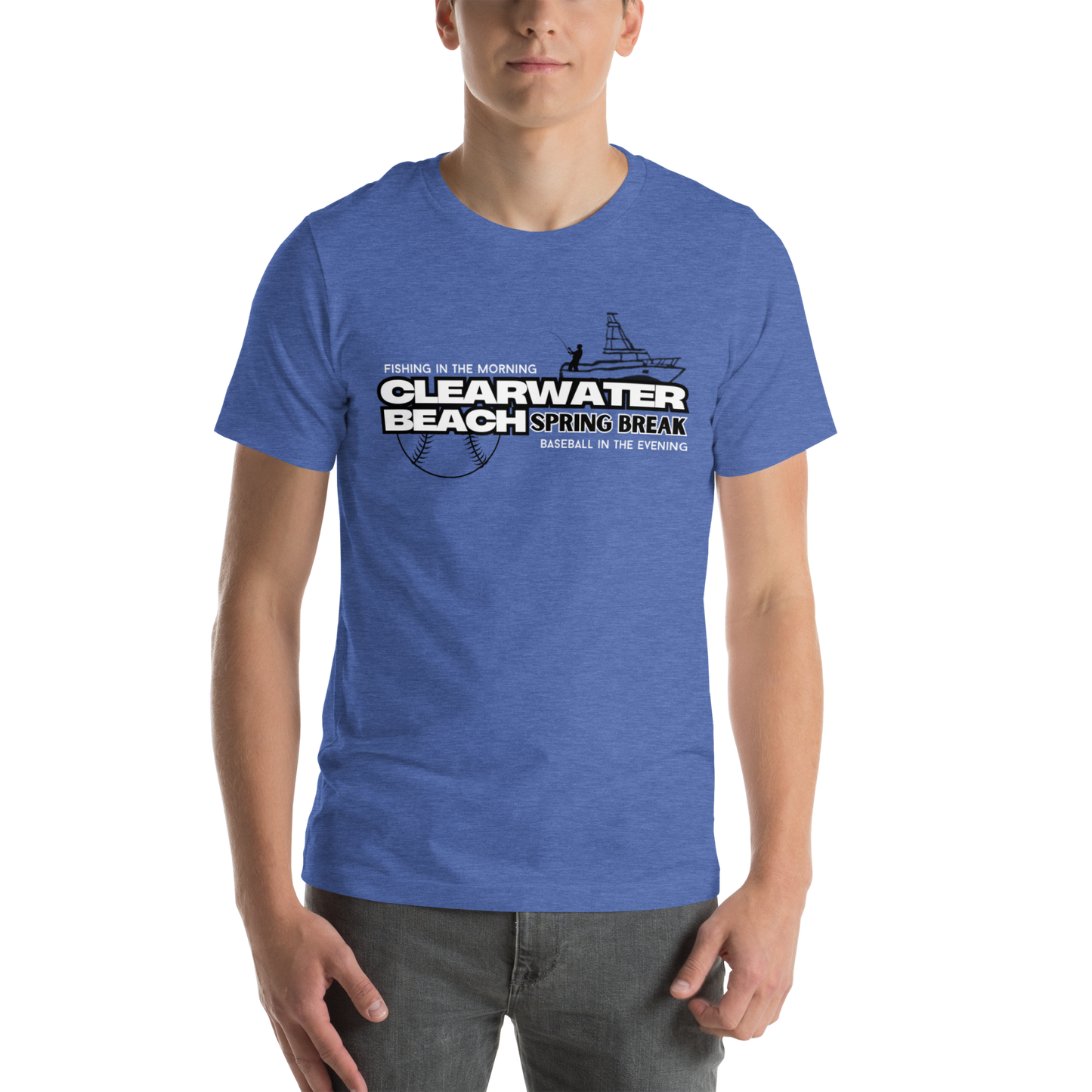 Clearwater Beach Spring Break Unisex T-Shirt Blue