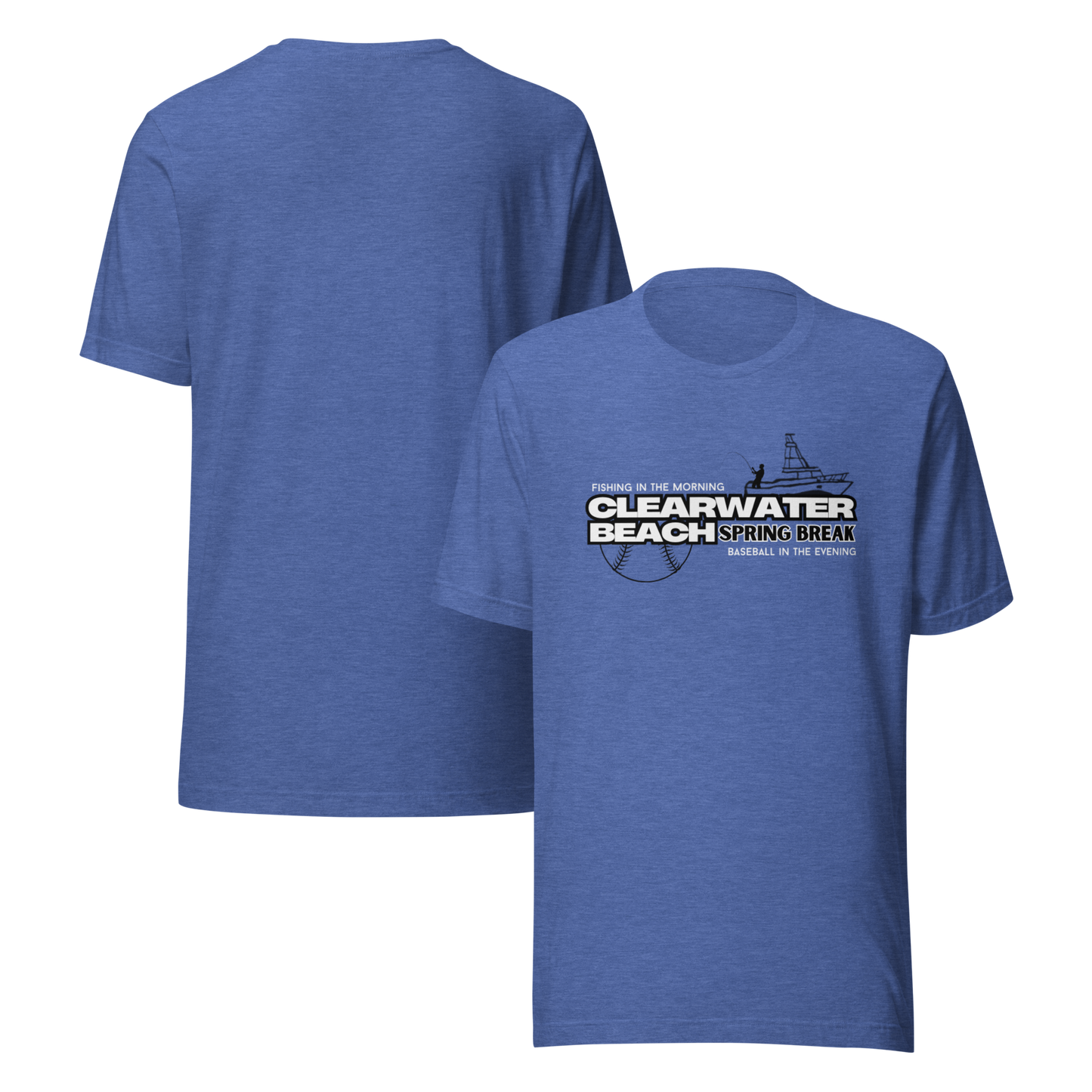 Clearwater Beach Spring Break Unisex T-Shirt Blue