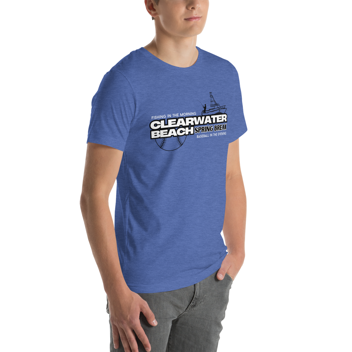 Clearwater Beach Spring Break Unisex T-Shirt Blue