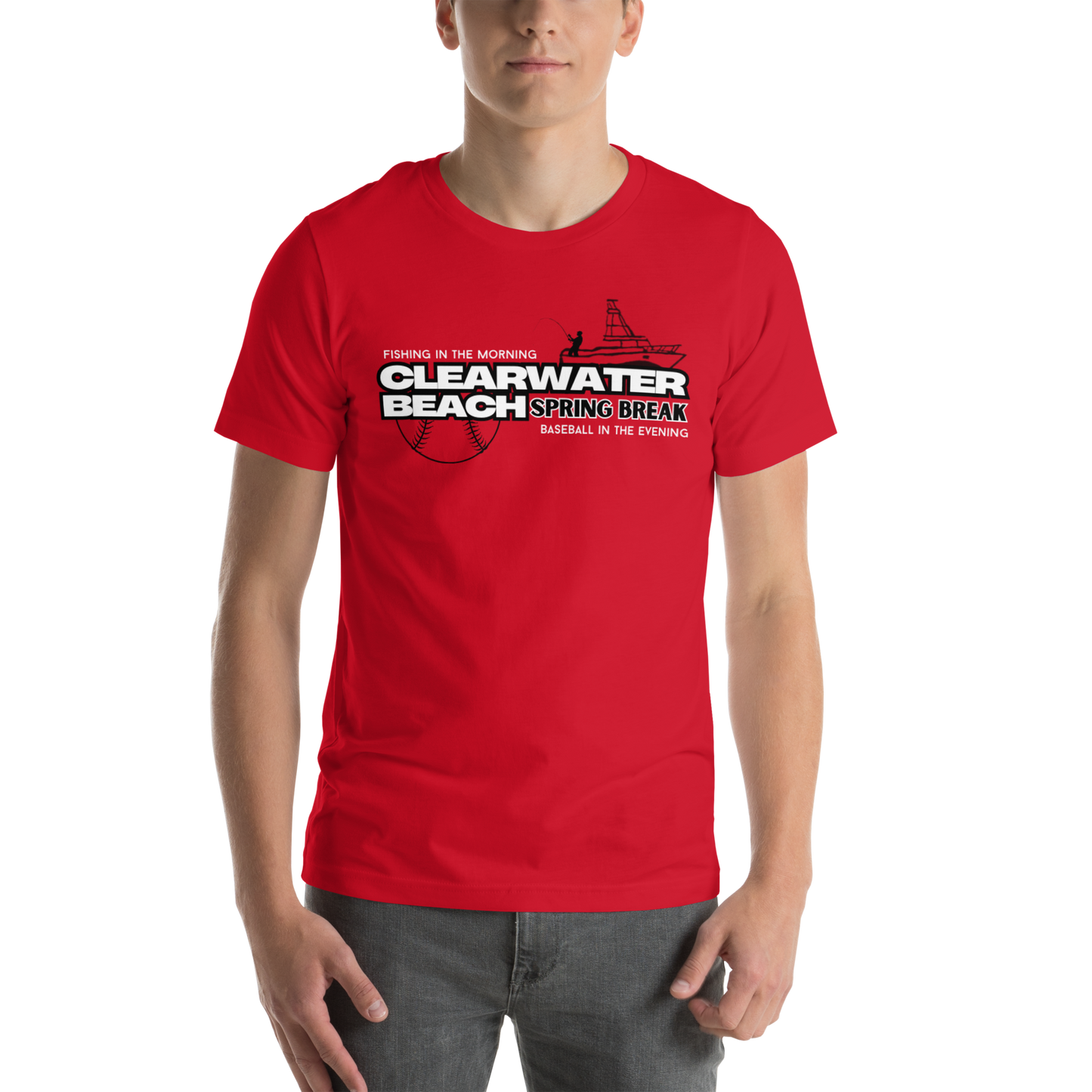 Clearwater Beach Spring Break Unisex T-Shirt Phillies Red