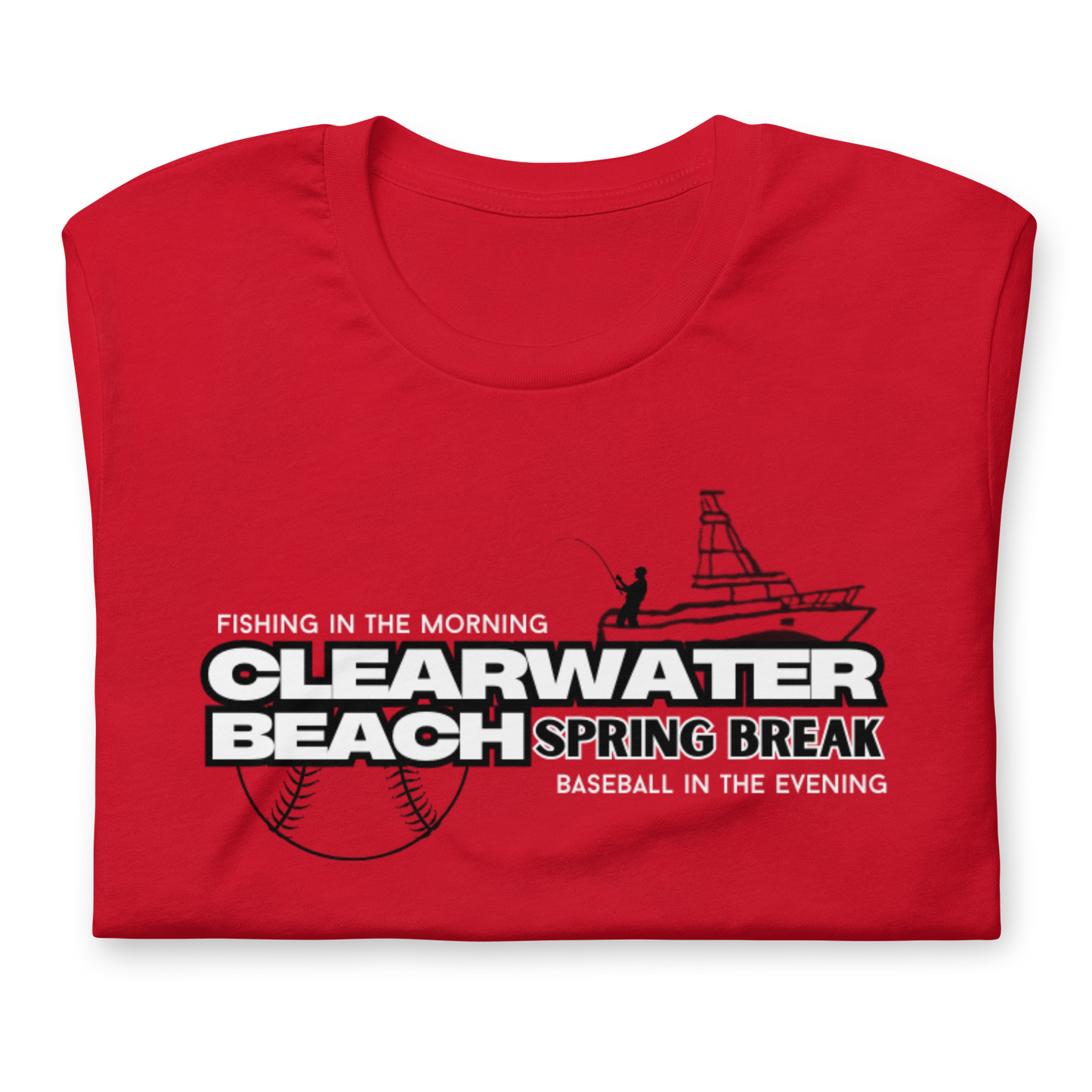 Clearwater Beach Spring Break Unisex T-Shirt Phillies Red