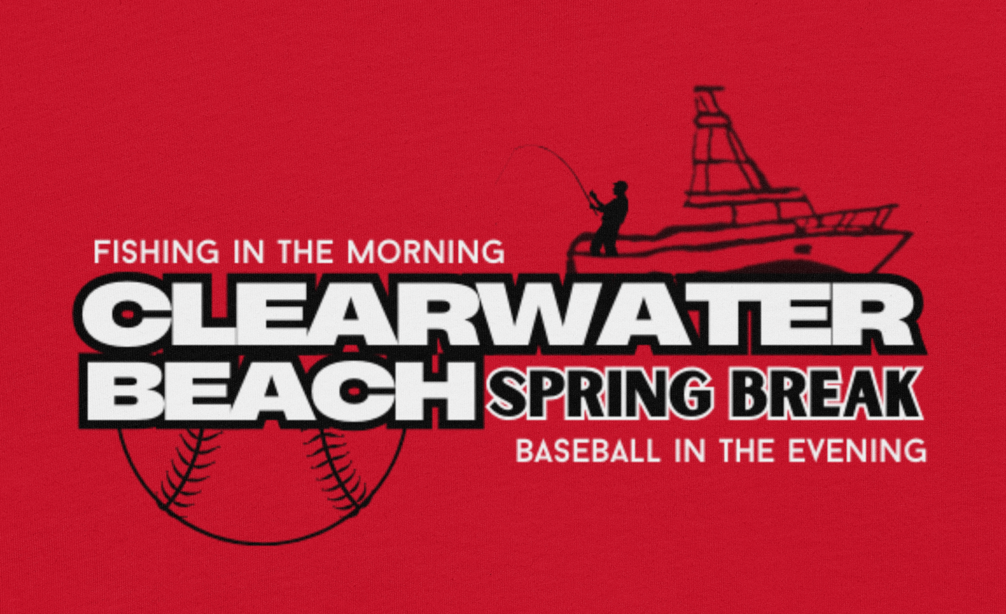 Clearwater Beach Spring Break Unisex T-Shirt Phillies Red