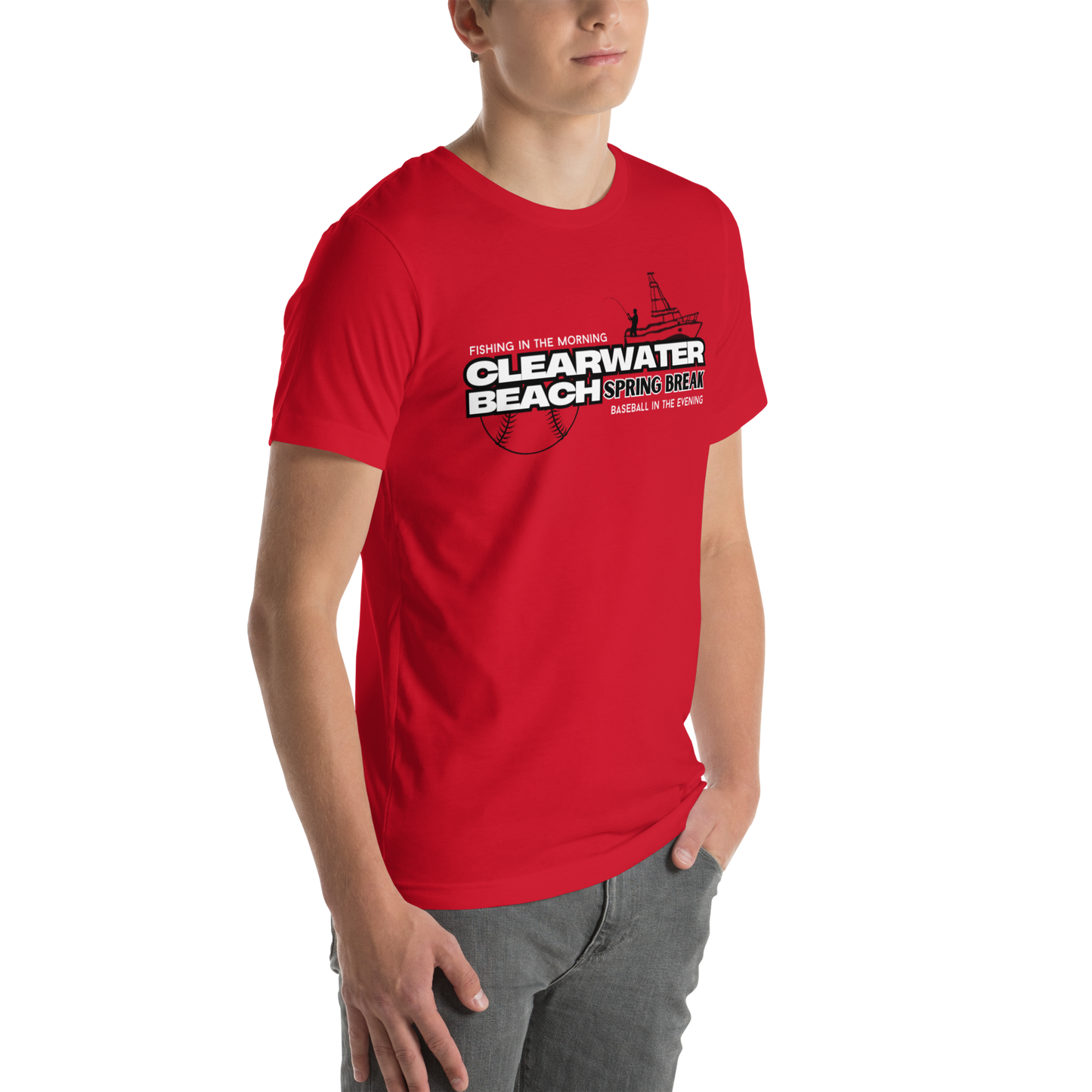 Clearwater Beach Spring Break Unisex T-Shirt Phillies Red