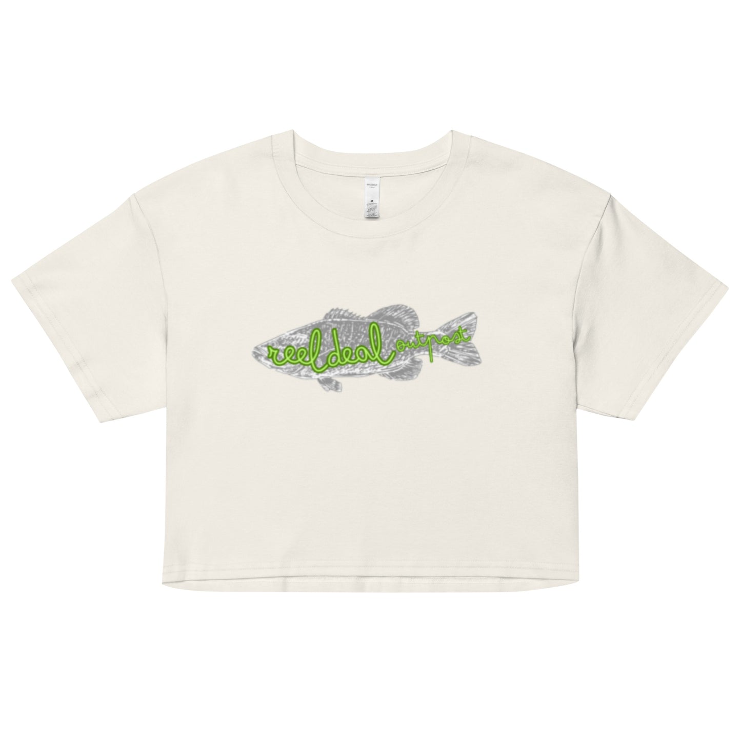 Reel Deal Outpost Fish Women's Crop Top