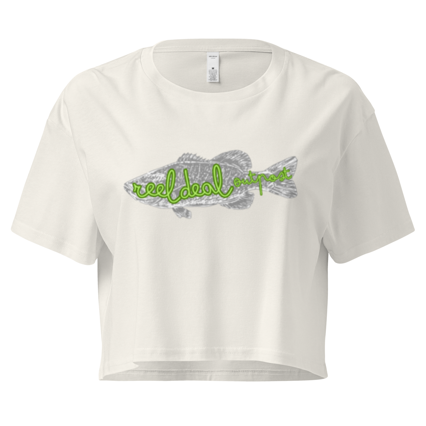 Reel Deal Outpost Fish Women's Crop Top